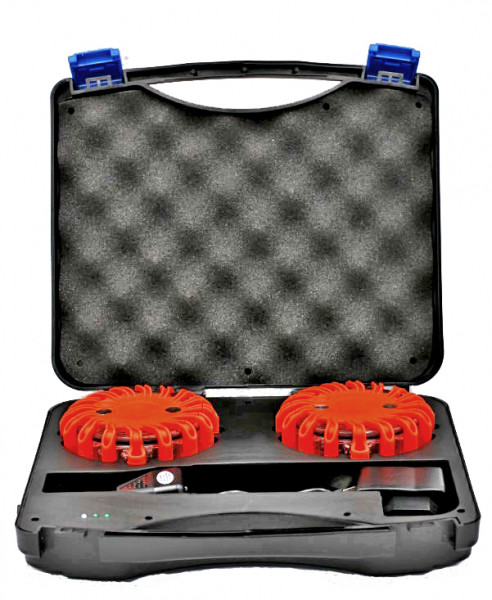 LED-W LED-Blitzleuchten-Set im Koffer